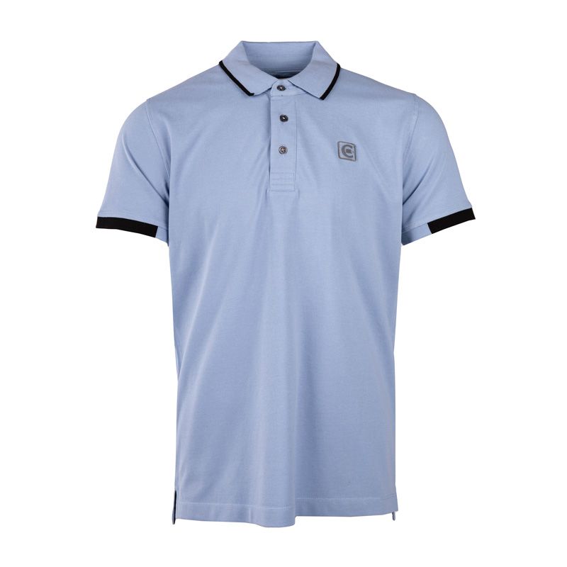 Bormida Short-sleeved Polo Shirt with CERRUTI Logo for Men