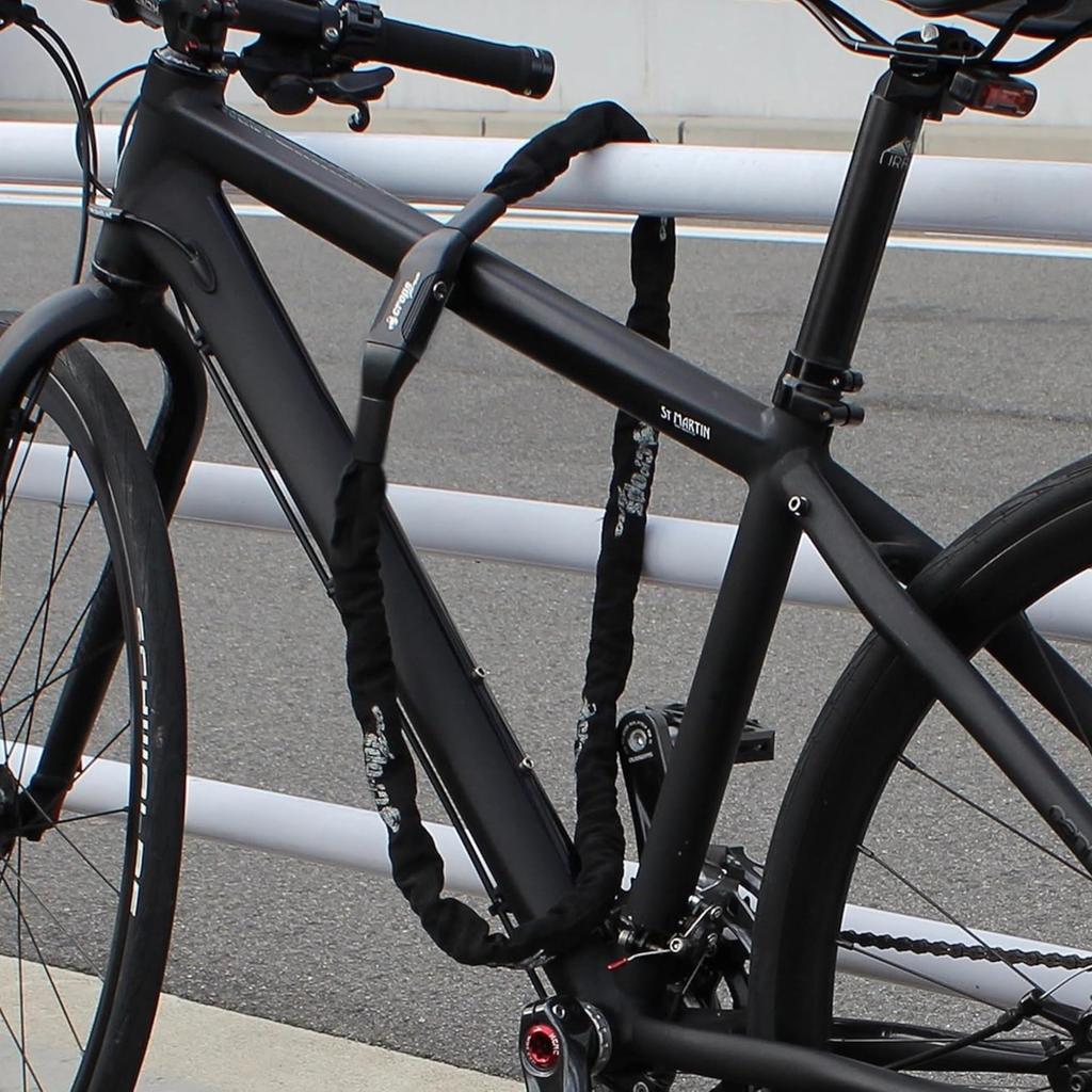 Crops Chain Lock 6mm X 1100mm Dimple Key K4-66 CP-K4-66-01 (Black)