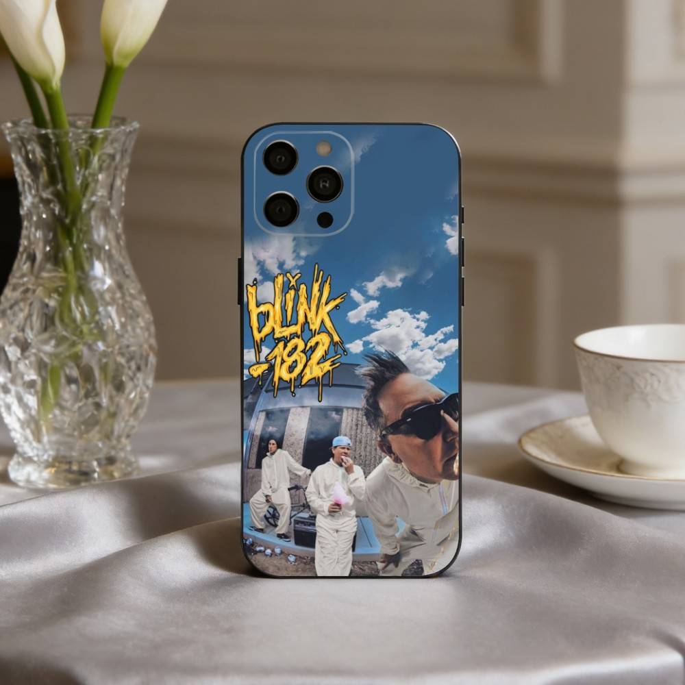 Punk B-Blink-182 Band Phone Case Silicone Soft For IPhone 17pro 16 15 14 13 12 11 X XR Plus Pro Max Plus