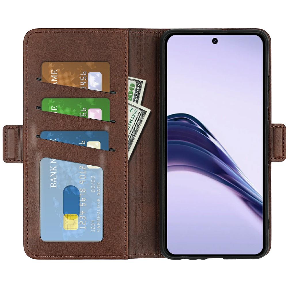 Для Realme 13 Pro 5G (Глобальный)/13 Про+ 5G (Глобальный) Подставка Чехол Текстура телячьей кожи Кошелек Чехол для телефона