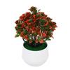 1 шт., имитация пластикового цветка, поддельное растение, настольный орнамент, роза, бонсай, домашний декор, искусственная роза