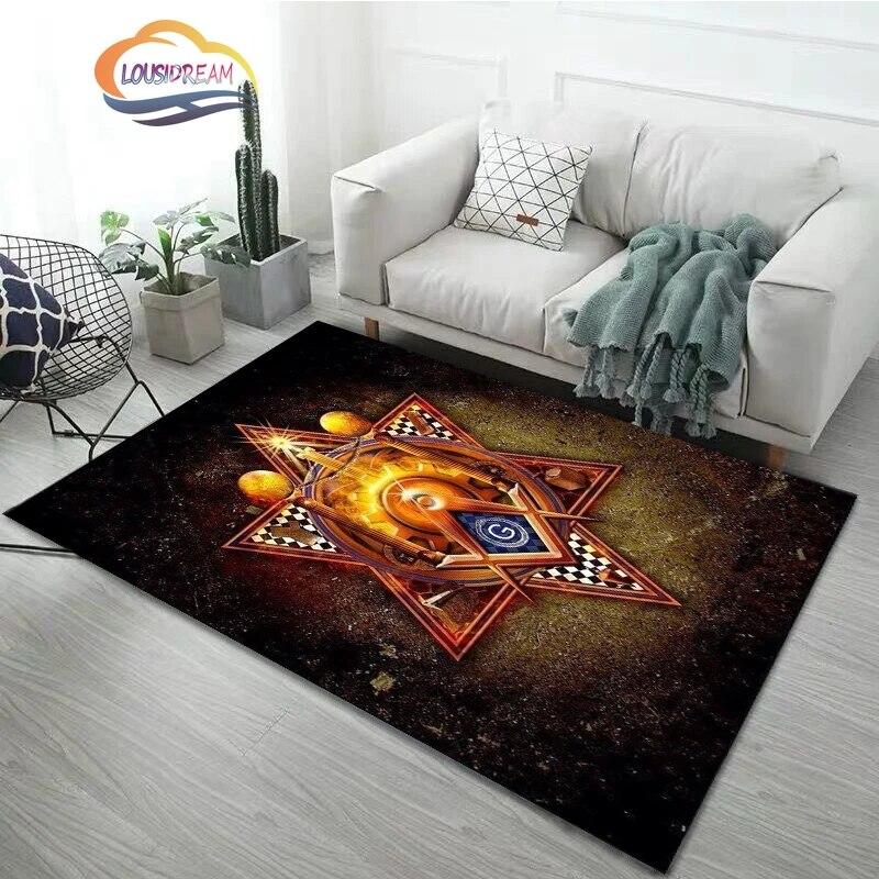 Новейший модный ковер, масонский коврик, масонский мягкий коврик, коврики для спальни, масонской гостиной, двери, напольные коврики для прихожей, коврик для йоги