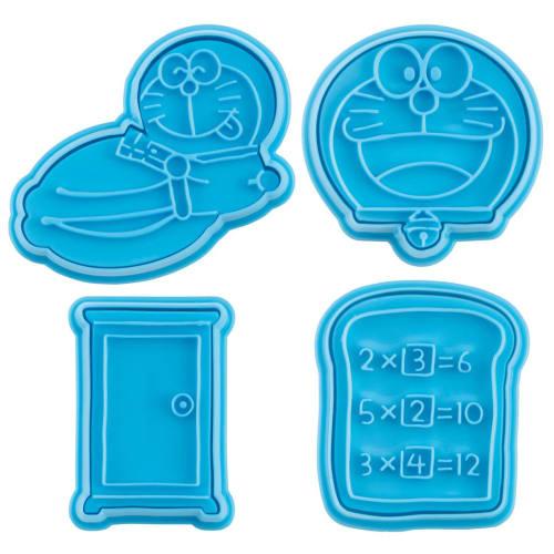Skater Stamp Cookie Cutter Bread Cutter I'm Doraemon Sanrio Set of 4 CSM1-A