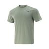 Дышащая однотонная футболка с круглым вырезом, повседневная, с коротким рукавом, мужская, топы, травянисто-зеленая ATSV369-5