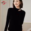 Women Sweater 100% Merino Wool Winter Wool Pullover Turtleneck Autumn Jumper Female Knit Top