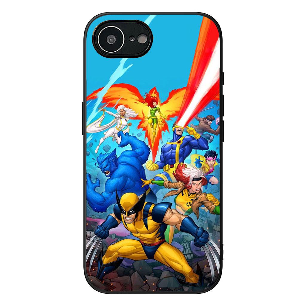 Чехол для телефона X Men Marvel Wolverine Xmens для Apple iPhone 16 15 14 11 Pro Max 7 8 Plus SE2 SE3 SE 2022 2020