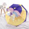 1pc Moon Little twin stars Automatic 3-Fold Umbrella Design, Cute Cartoon Pattern, Portable Outdoor Umbrella, Perfect, Holiday Gift for fans.S052