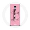 Case for Samsung Galaxy J6 2018 Blackpink Signature Members Born Pink Logo Black Pink Background