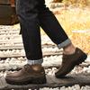 Handmade Casual Walking Shoes Walking Climbing Men's Footwear Non-Slip Hiking Shoes Outdoor Camping Men Genuine Leather Sneakers