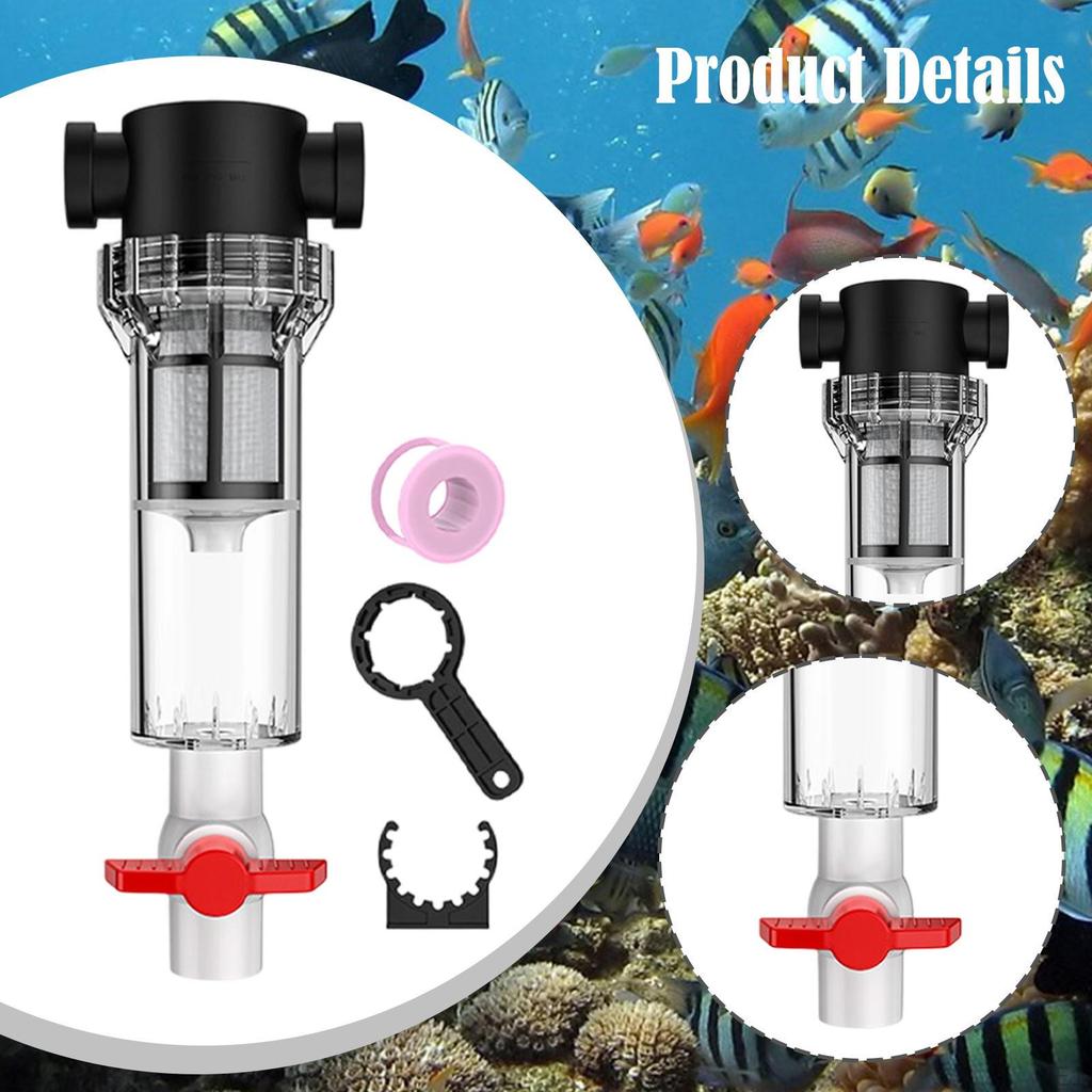 Aquarium Cleaner Internal Water Purification System with Space-saving Design for
