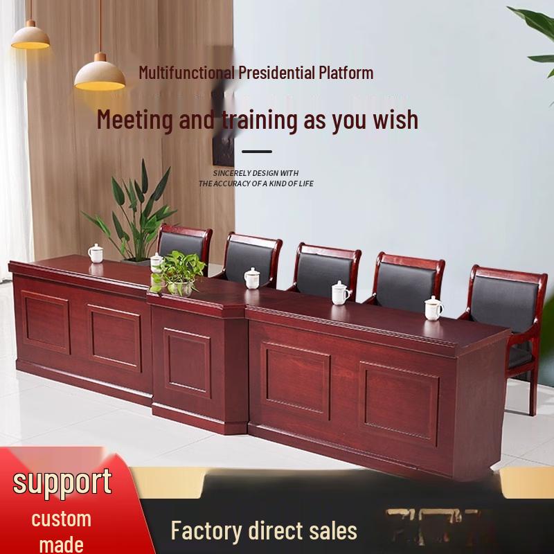 Jundingying Wooden Veneer Podium & Conference Table