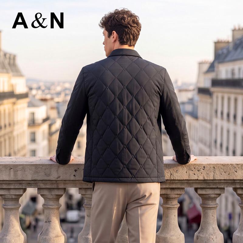 Мужская стеганая куртка Antonio для осени/зимы в стиле business casual