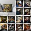 Dog Portrait Series Pattern Pillowcase Square Pillowcase Home Office Decoration Pillowcase
