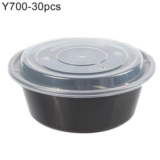 Коробка для еды, 30 шт., одноразовая круглая/прямоугольная/квадратная чаша, контейнер для пикника для еды