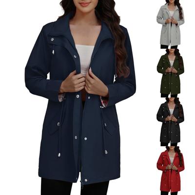 Женская мода, новая утягивающая куртка с капюшоном и хардшеллом, женская повседневная куртка