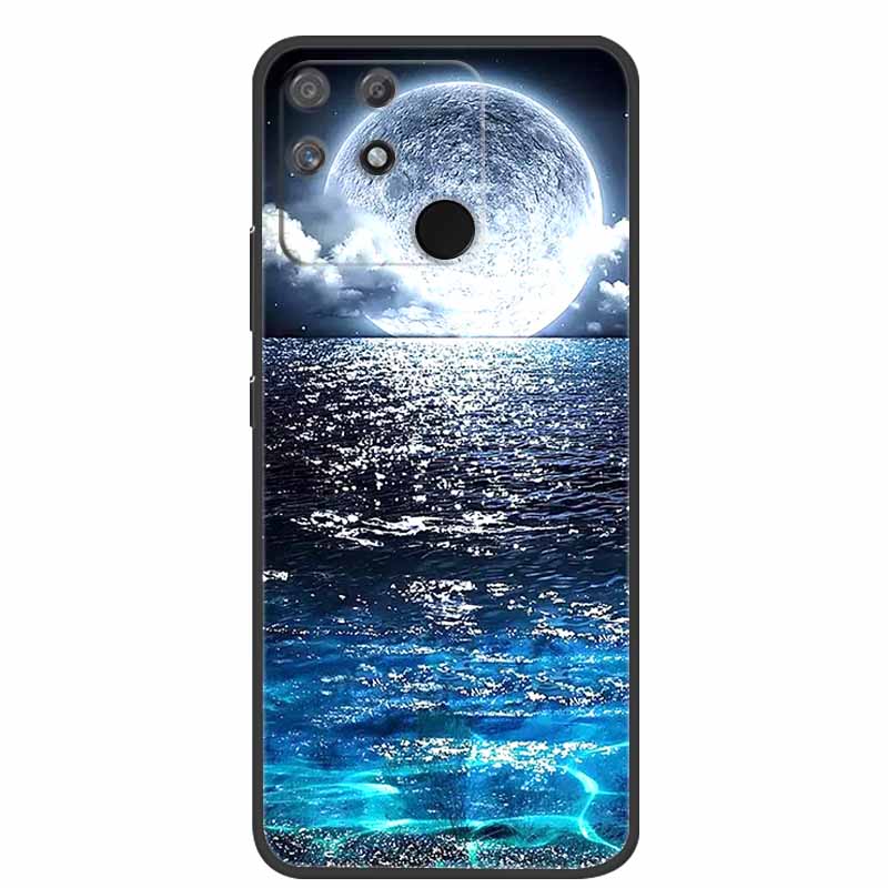 For Redmi 10C Case Redmi10C Black Soft Silicone Phone Case For Xiaomi Redmi 10C Back Cover Case Redmi 10 C Power Funda POCO C40