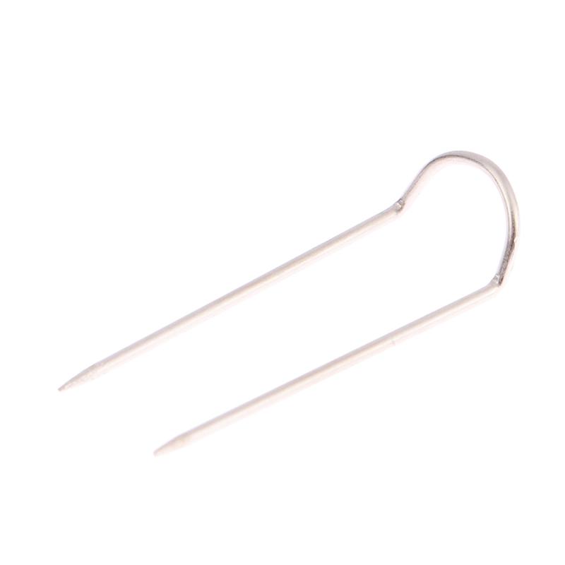 50 шт. металлических булавок, серебряных U-образных булавок для демонстрации ювелирных изделий, одеяла, аппликации, портнихи