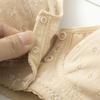 New Bra Women's Soft Cotton Thin Sports Breastfeeding Front Buckle Vest Type No Steel Ring Simple and Comfortable Bra