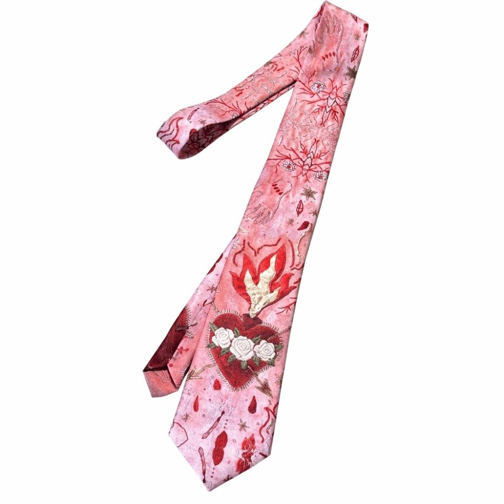 Cherry Y2K Neckties Heart Shirt Neckties Fashion Neck Tie Holidays
