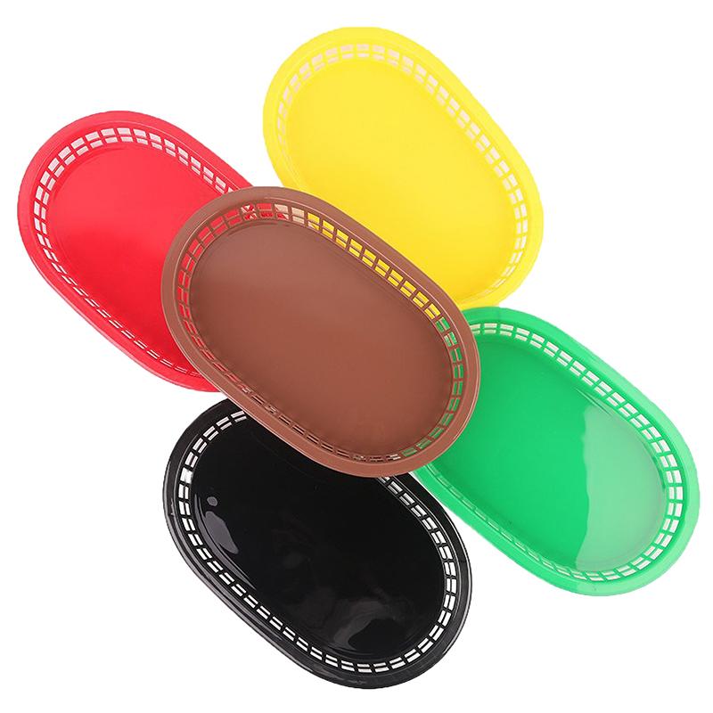 Картофель фри Гамбургер Корзина для собак Фастфуд Пластиковый поднос Сервировочные подносы Рестораны Принадлежности