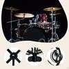 Hi Hat Tambourine Drum Cymbals Diameter 11.5cm Bell with Metal for Concert Ensemble Kids Adults