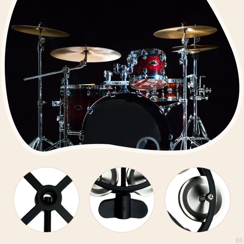 Hi Hat Tambourine Drum Cymbals Diameter 11.5cm Bell with Metal for Concert Ensemble Kids Adults