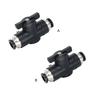 Practical Quick Joint Connector Good Sealing Waterproof Leakproof Hand Valve Manual Ball Valve Current-limiting