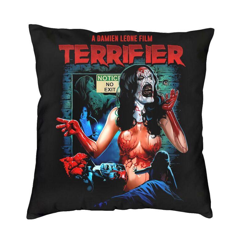 Custom Nordic Style Clown Happy Holliday Halloween Terrifiers Throw Pillow Case Home Decor Cushion Cover 45x45cm Pillowcover