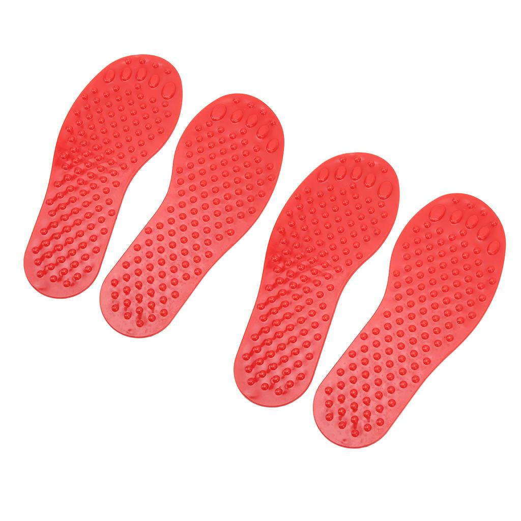 2Pair Foot Shaped Floor Markers PVC Non Slip Educational Footprint Markers for Preschool Classroom
