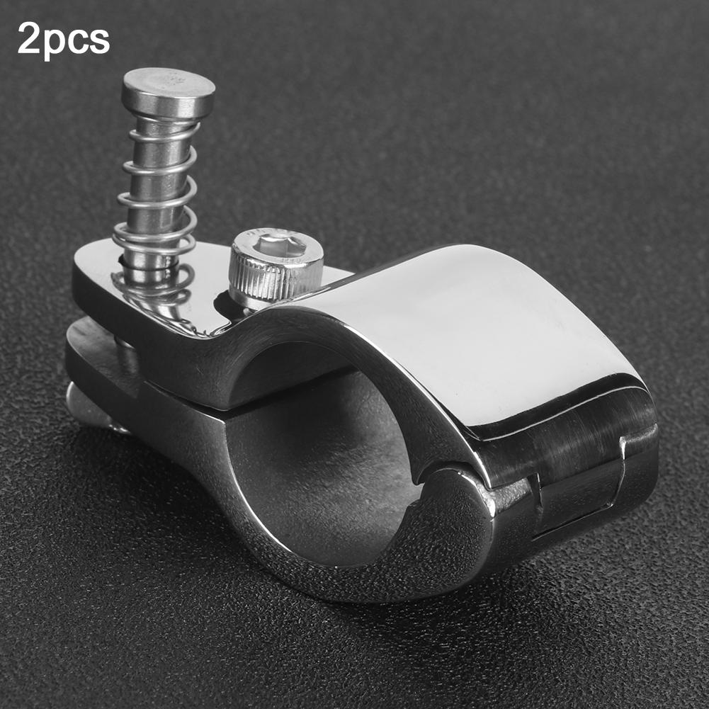 2pcs Top Hinged Jaw Slide Boat Pin & Cam Clamp Marine Yachts Fitting Hardware(22MM )