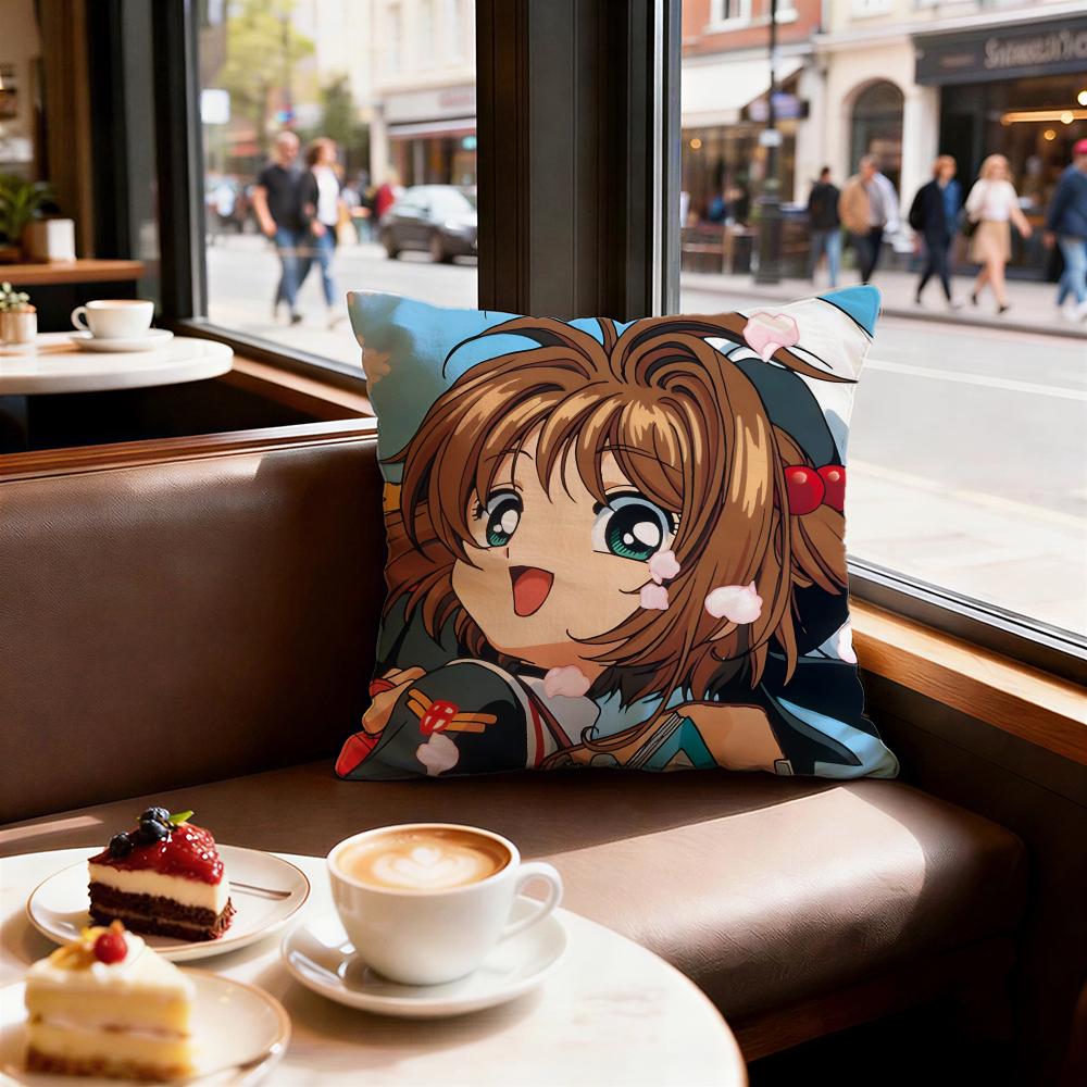 Anime Cardcaptor Sakura Cushion Cover Decorative Cushions Covers Cover Sofa x Pillow Piece x x Pillowcase