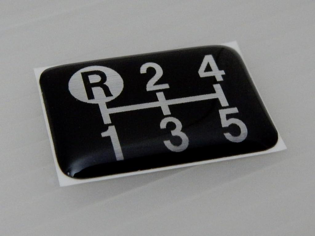 Эмблема Tuningfan shift pattern черная верхняя левая R5 speed MT car нижняя часть гоночный узор старая машина черный SPE-K502