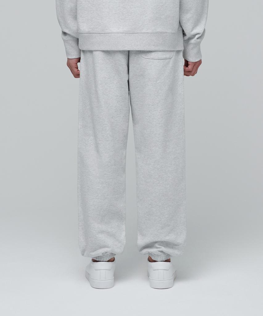 MUSINSA STANDARD Heavyweight Sweatpants [Melange Light Grey]