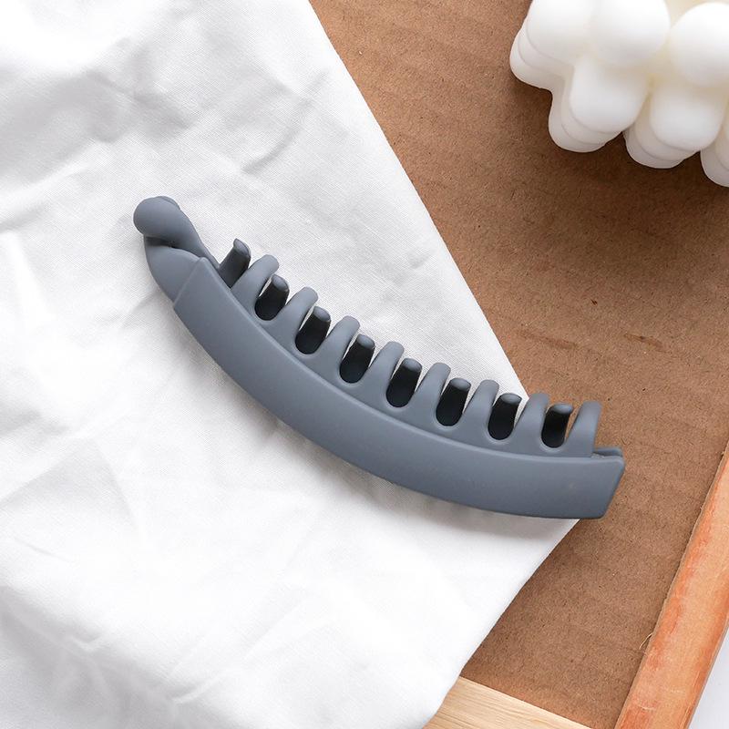 Заколка для волос «банан» 13 см — простая вертикальная заколка для хвоста на затылке