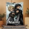 Custom Name Personalized Final Fantasy Print Blanket, Home Decor, Bedroom, Sofa, Camping, Couch, Gifts for Birthday ChristmasEnthusiasts