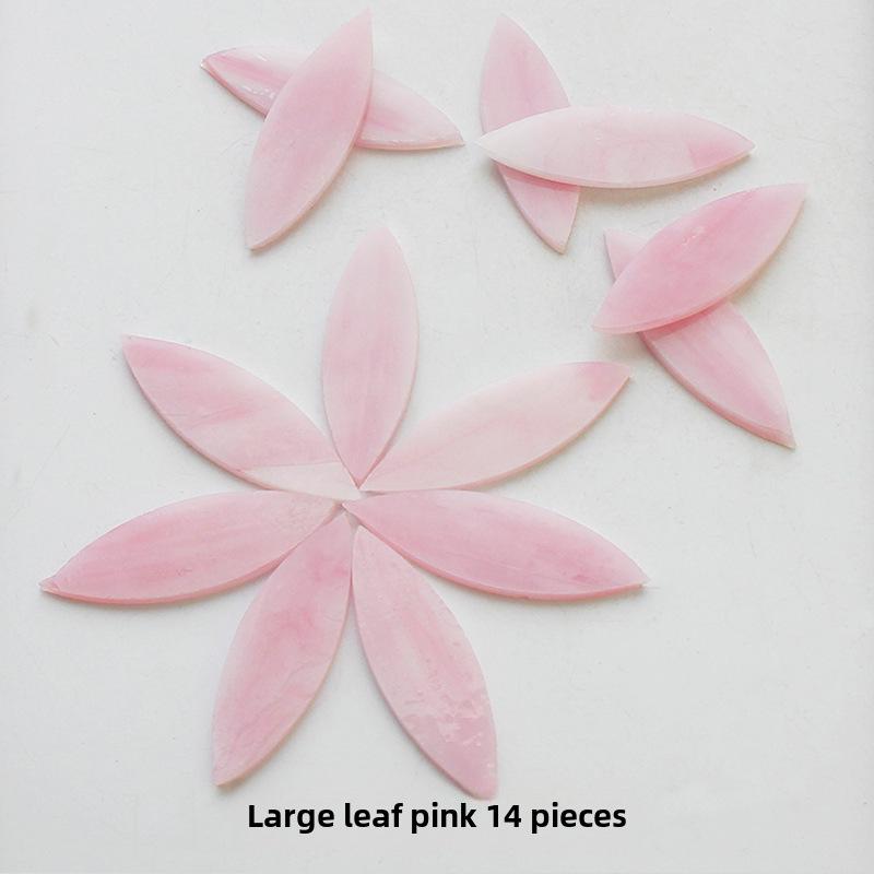 Смешанные цветные листовые слюдяные стеклянные мозаичные детали для украшения подсвечника своими руками