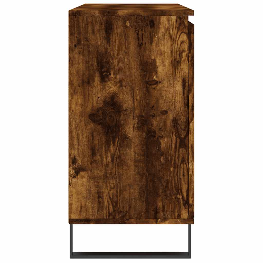 Vidaxl Szafka, Przydymiony Dąb, 104X35X70 Cm, Materiał Drewnopochodny