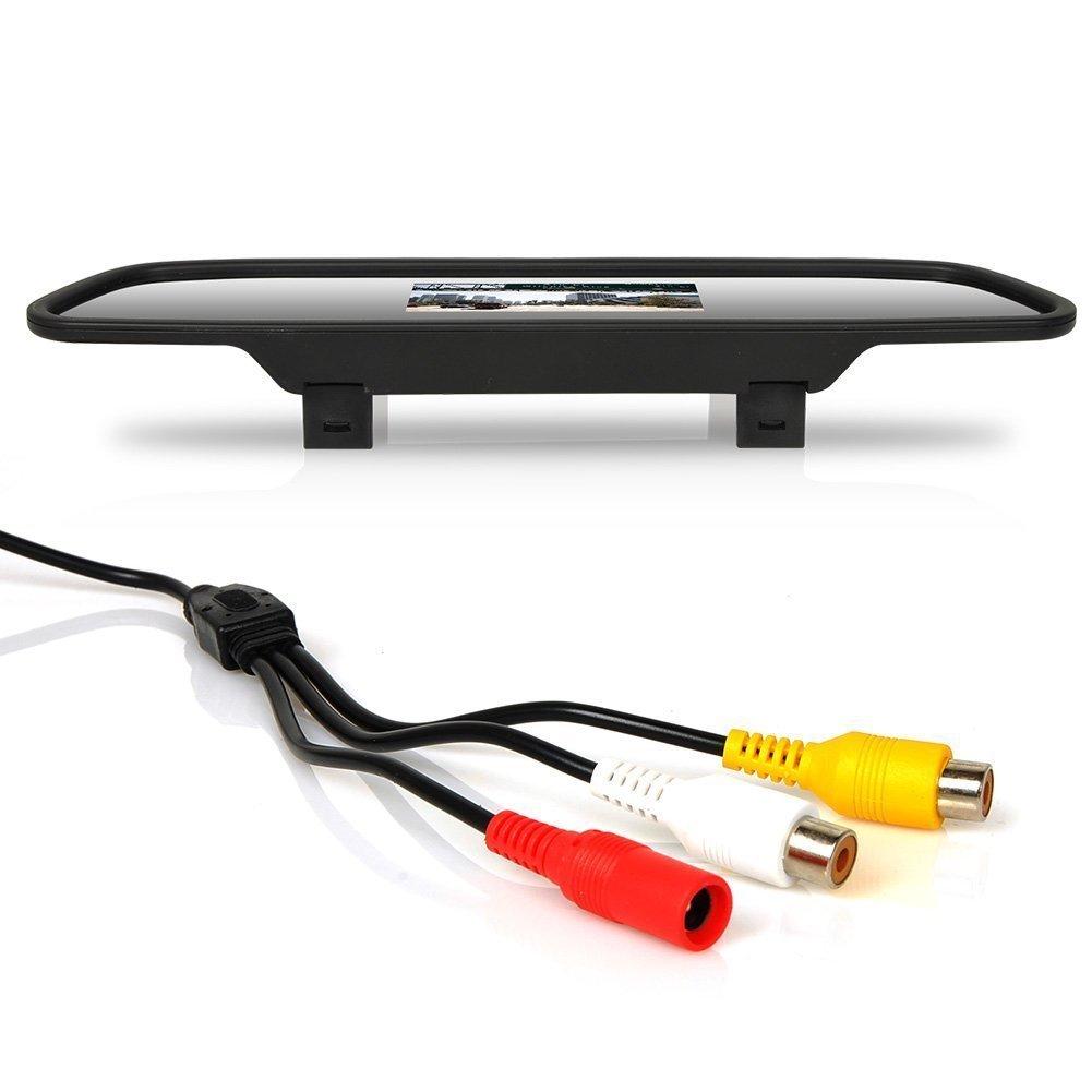 ORIGIN Rearview Mirror Monitor Inch Mirror Monitor 12V 24V Video Input Backup Camera Linked 4.3 2-way ORG-403C