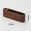 1pc Wooden Business Card Holder Organizer Office Desk Name Card Display Stand With Pen Slot Memo Pad Cards Stand Card Holder