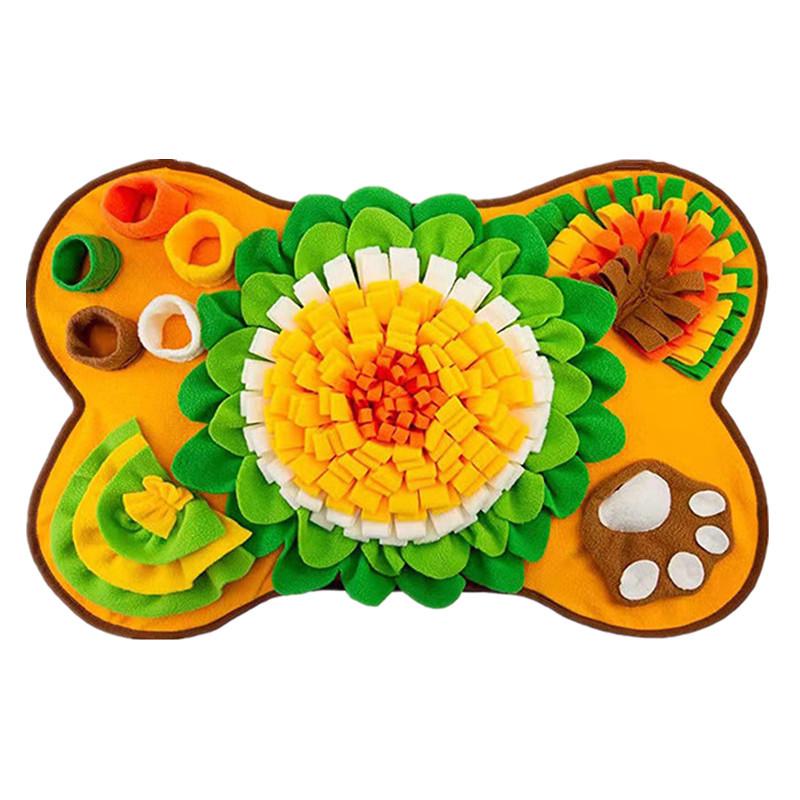 Pet Snuffle Mat: Fun, Interactive, Anti-Choke Toy for Cats & Dogs - Relieves Boredom with Hide and Seek Feeding Design