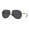 Versace Dark Grey Pilot Unisex Sunglasses Ve2260 100287 60