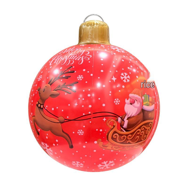 Надувной уличный рождественский шар для украшения вечеринок и дворов