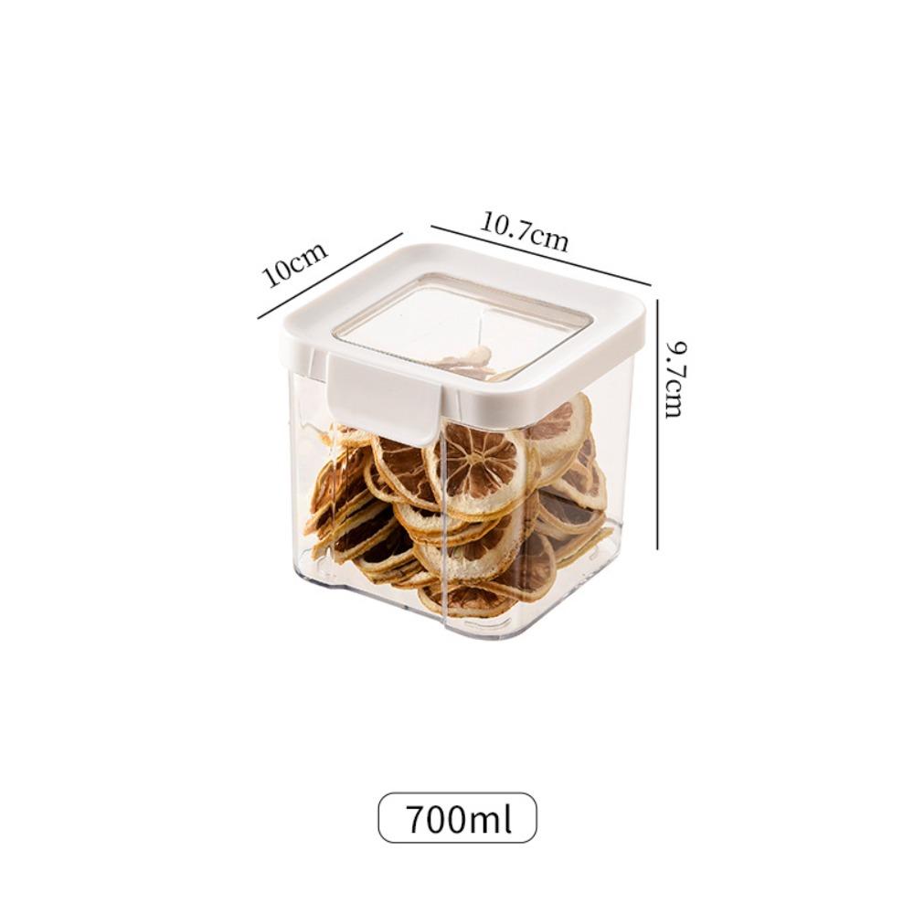 Large Capacity Kitchen Food Storage Canisters Transparent Plastic Miscellaneous Grain Jar Moisture-Proof Multigrain Organizer