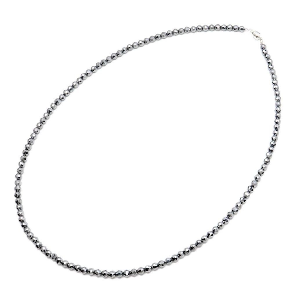 Terahertz Ore Mirror Easy To Magnetic Length Approximately 60cm [GOLD STONE] Necklace, Cut, 4mm, Light, Sparkling, Wear, Type,