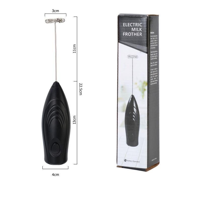Вспениватель молока с большой ручкой, электрический, для вспенивания молока, ручной блендер для кофе, вспениватель для латте, размешиватель для напитков