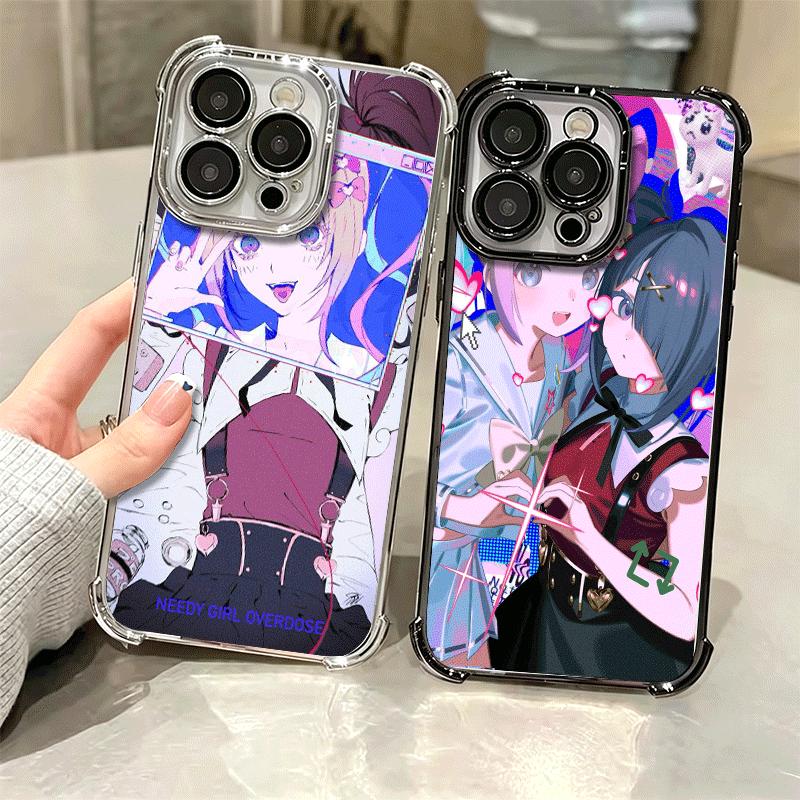 Стримерша-нуждашка Перегрузка Мягкий Чехол Для Телефона Для iPhone 15 16 17 Air 14 Pro Max 16E Plus 13 12 Mini Покрытие Противоударный Fundas