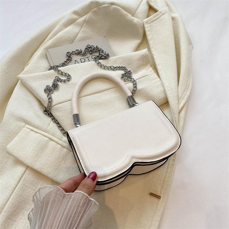 Stylish Small Square Pu Handbag For Women Trendy Crossbody Bag With Synthetic Leather Lining