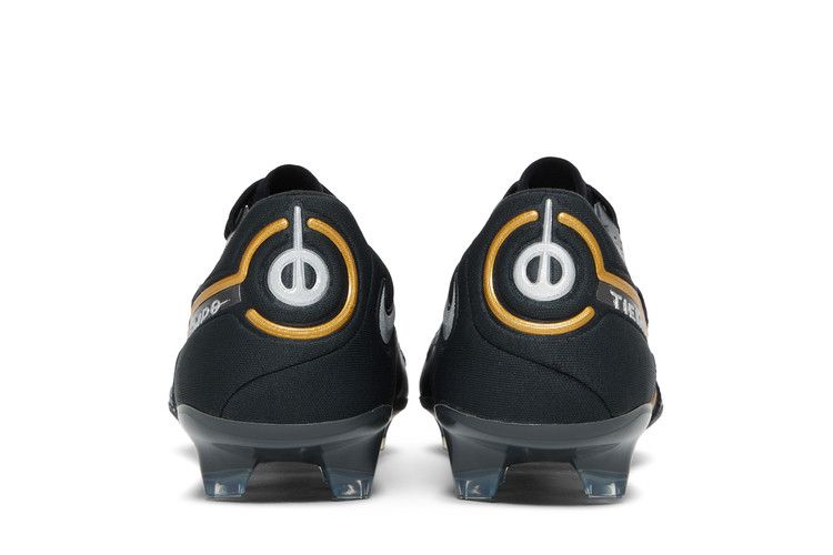 Мужские бутсы Nike Tiempo Legend 9 Elite FG Черный Металлик Золотой
