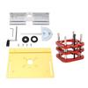Router Lifting Base Metal Woodworking Insert Flip Board Lift System Kit for Carving Slotting