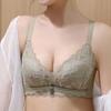 Дышащий бюстгальтер без стального кольца со сборками, нижнее белье, женский бюстгальтер с тонкими секциями